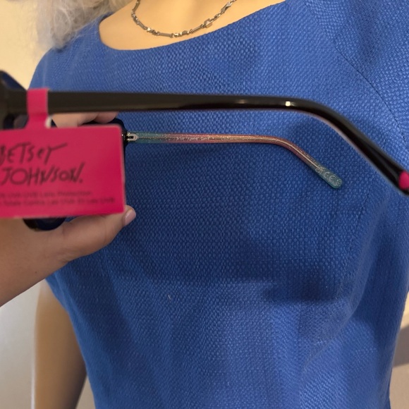 Betsey Johnson Black Cat-Eye Sunglasses - Picture 4 of 4